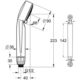 GROHE 48274000 Replacement Chlorine Removal Cartridge for Spree IV