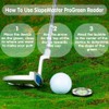 Golf Green Reader, Golf Ball Marker with High Precision Horizontal