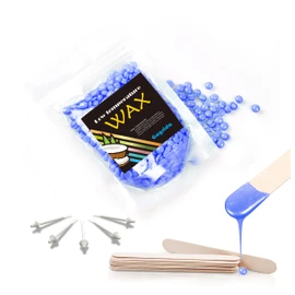 Brazilian Wax Hair Removal Gugrida PRO-WAX Version Upgraded Version of Wax 1 Bag 300G Hard Wax Beans Hair Removal Wax Hard Wax Brazilian Wax Face Nose Whole Body Hair Removal (300G, Chamomile)