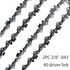 2PC 10" Chainsaw Chain Blade fit Worx 50033429 WG322 WG322.9