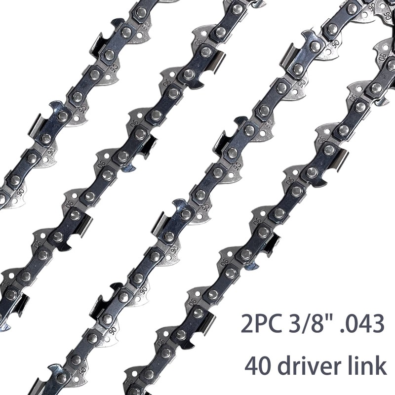 2PC 10" Chainsaw Chain Blade fit Worx 50033429 WG322 WG322.9