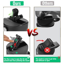 XACIOA Straw Lid Compatible with Yeti Rambler Water Bottle,Replacement Straw Cap Compatible with Yeti 12 18 26 36 64 oz with Flexible Handle,Water Bottle Lid with Straw Top Accessories