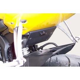 Fender eliminator with tag light fits Yamaha 06-15 YZF R6, no turn signals, Sportbike motorcycle license plate mount by Bikelitez