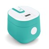 GreenLife Digital Rice Cooker, 2-Cups Uncooked/4-Cups Cooked, Removable Nonstick Ceramic
