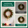 Silicone Christmas Garland Hanger Decorations for Mantle Hooks 12 Pcs