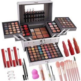 MISS ROSE 132 Color Maquillaje Para Mujeres Kit Completo, Kit de Maquillaje Profesional, Incluye sombra de ojoslpiz labialcorrectorbrillo de...       