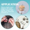 Hocansen 300 Pieces Eye Pins 13x6mm Small Screw Eye pins