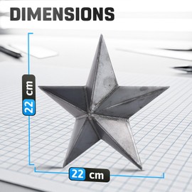 All About Steel Metal Star Welding Practice Kit – 3D DIY Steel Star Project with Pre-Cut Parts – Great for Beginner & Hobby Welders – Unique Welding Gift & Decorative Craft