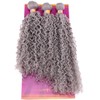 ZHENLISI Gray Kinky Curly Hair Bundles 16 18 20 Inches