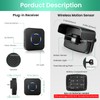 Wireless Driveway Alarm, Outdoor Weatherproof Motion Sensor & Detector with