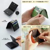 Bearneko Mini Wallet, Bifold Wallet, Thin, Genuine Leather, Men's, Women's,