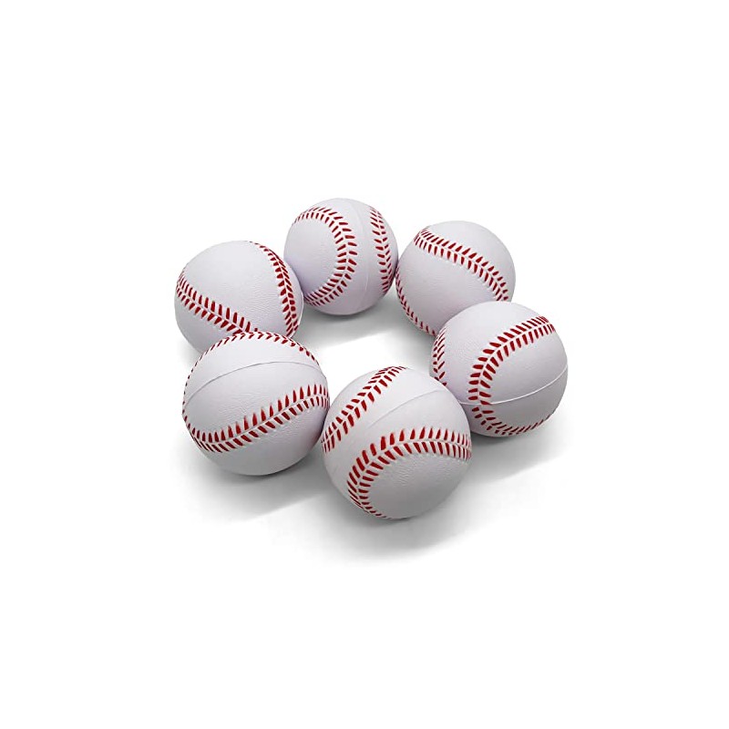Silfrae Foam Baseball/Softball (Standard Or Oversized) Foam Training Ball for