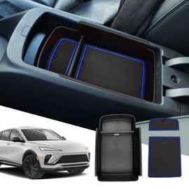 SXCY Fit for 2024 2025 2026 Buick Envista Center Console Organizer for 2024-2026 Buick Envista Accessories Console Tray Armrest Storage Box for 2024 2025 2026 Buick Envista Console Organizer (blue)