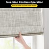 UNISHADES No Drill Cordless Roman Shades, 35×64 in, Room Darkening