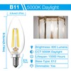 DAYBETTER Dimmable E12 Candelabra LED Light Bulbs, Chandelier Light Bulb