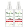 2 Pack of Simple Hydrating Mist + Anti-Bacterial Kind Defence