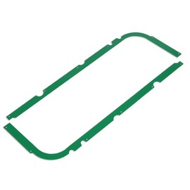 Pair Metal Upper Windshield Retainers, Fit HMMWV M998 Humvee, Left & Right Side Green 2PCS, 12338852, 2590-01-189-1067