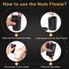 Fullware Nuts Dispenser 9 oz Keep Fingers Clean Snack Dispenser