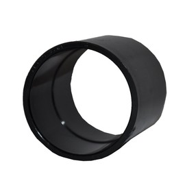 Solvent Black 40mm (43mm) Waste Pipe Coupling - Pack of 2