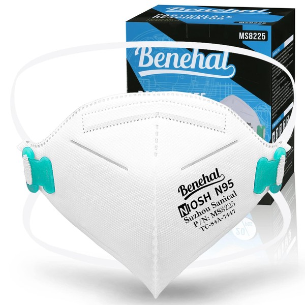NIOSH Approved N95 Mask Particulate Respirators, Pack of 20 N95