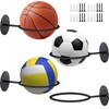 Jeinbuil Pack of 4 Wall Mount Ball Rack Ball Holder