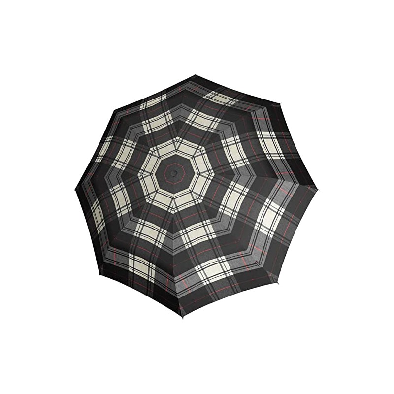 Knirps E.051 Small Manual Pocket Umbrella with Packaging, Check (5281)