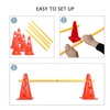 TNZMART Dog Agility Hurdle Cones Pet Jump Training Set Dog