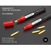 TOOLI-ART 30 Replacement Tips, Extra Medium Tip, Acrylic Marker. Polyester