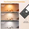 Gritin 10.2inch Under Cabinet Lighting Rechargeable -84 LED Super Bright,3-Color&