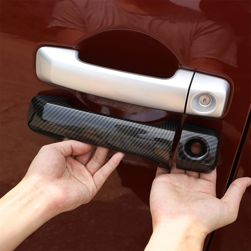 LLKUANG ABS Car Exterior Door Handle Decorative Cover Trim Fit