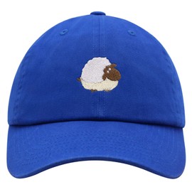 JPAK Cute Sheep Premium Dad Hat Embroidered Cotton Baseball Cap Animal Zoo Blue