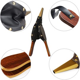 VICMAT Wooden Bellows for Fireplace and Grill, Grill Bellows 30.5 x 12.5 cm for Barbecue Fire Bellows Outdoor Cooking Picnic