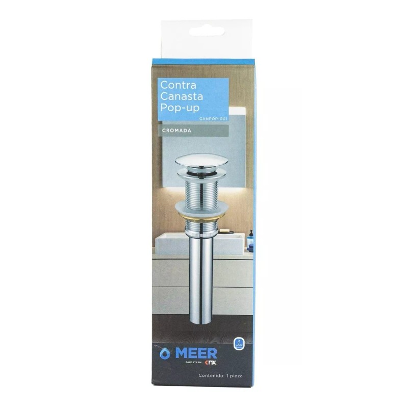 CNX Meer Faucets By Cnx Contra Para Lavabo Pop-up, Sistema