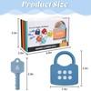 Kids Learning Locks with Keys, 123 Dots Numbers Matching and