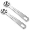 2 Pcs 1/2 tsp Measuring Spoon (2.5 cc, 2.5 ml)