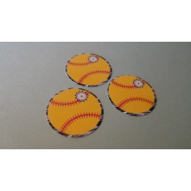 Photo Paper Pre Cut One Inch  Images! SOFTBALL Free Shipping in US - 25 images