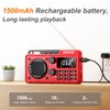 Portable Radio AM FM 1500mAh Rechargeable with Best Reception, Transistor