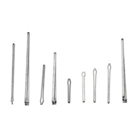 8-25Mm Pro Watch Pins Band Strap Spring Bars Link Pin Silver Assortment Box, 360Pcs