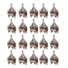 20 Sets Toggle Switch Rocker Self Locking 3 Terminal 3