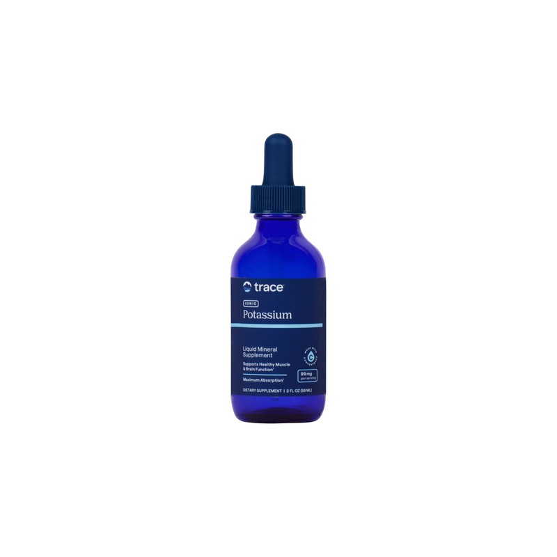 Trace Minerals Research Liquid Ionic Potassium Supplement, 2 Ounce