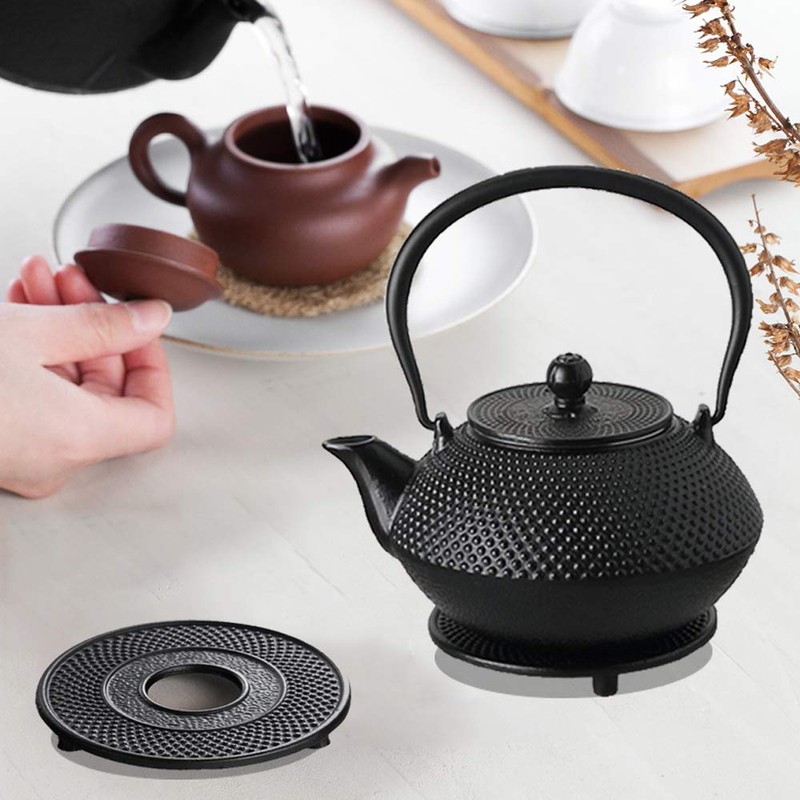 HwaGui Insulated Cast Iron Pot Mat, Teapot Holder, Paired with