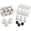 CusoTec Neozed Fuse Socket D02 Set with Screw Caps Fuses