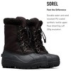 Sorel Boy's Snow Boot, Black, 27