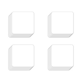 Microless Dry Erase Magnetic Label 4 x 4 inch