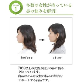 Beautiful Nose Celebrities, Elevate Nose, Small Nose, Transparent and Soft Silica Gel, Titanium