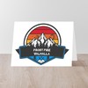CafePress Frost Fire Walhalla North Dakota Folded Greeting Card Glossy