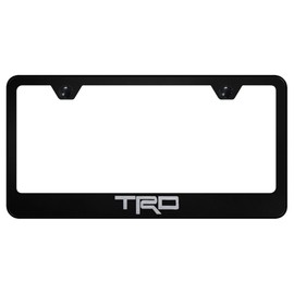 Toyota TRD Black Stainless Steel License Plate Frame