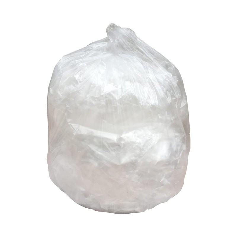6 Gallon Small Clear Office Trash Bags, Wastebasket Trash Can