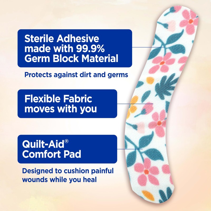 Band-Aid Brand Flexible Fabric Adhesive Bandages, Comfortable Flexible Protection &