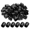 PATIKIL 25mm/0.98" Rubber End Cap, 44pcs PVC Cover Flexible Cap